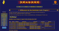 Desktop Screenshot of juniordragons.de